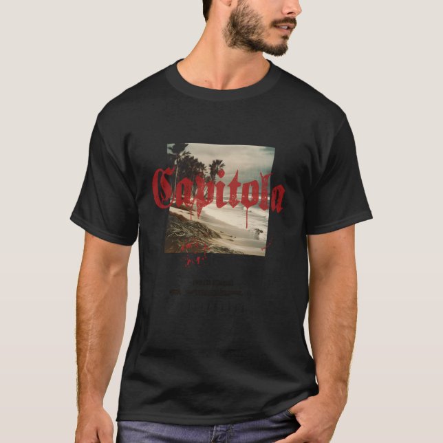 T-shirt Surf de plage de Ca Tattoo en Californie (Devant)