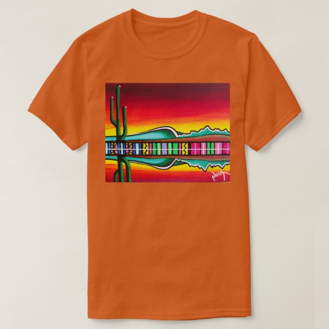 T-shirt Surf de réflexion Serape (Design devant)