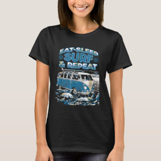 T-shirt Surf de sommeil vintage