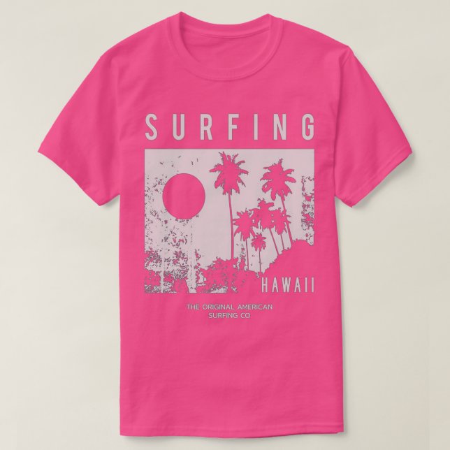 T-shirt Surf de surf hawaii cadeau pour amour (Design devant)
