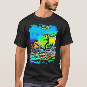 T-shirt Surf de surf Surfer Pop Art