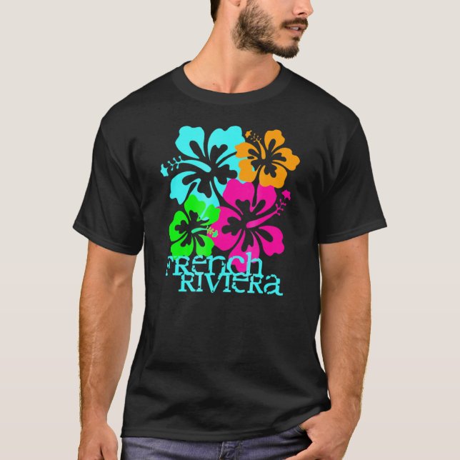 T-shirt Surf de voyage Tropical Riviera Beach (Devant)
