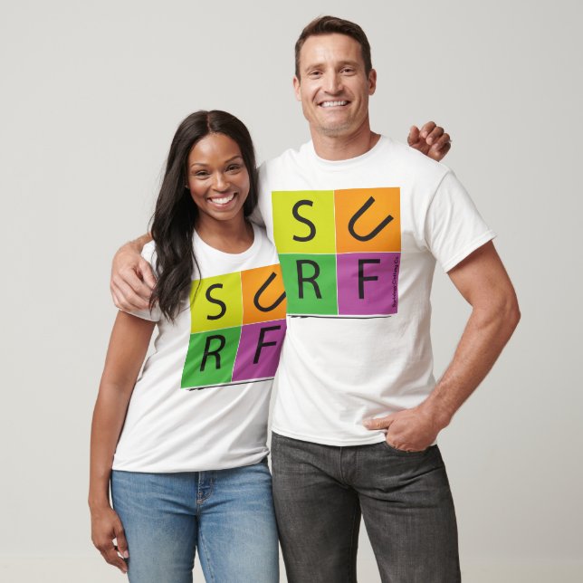 T-shirt surf des années 80 (Unisexe)
