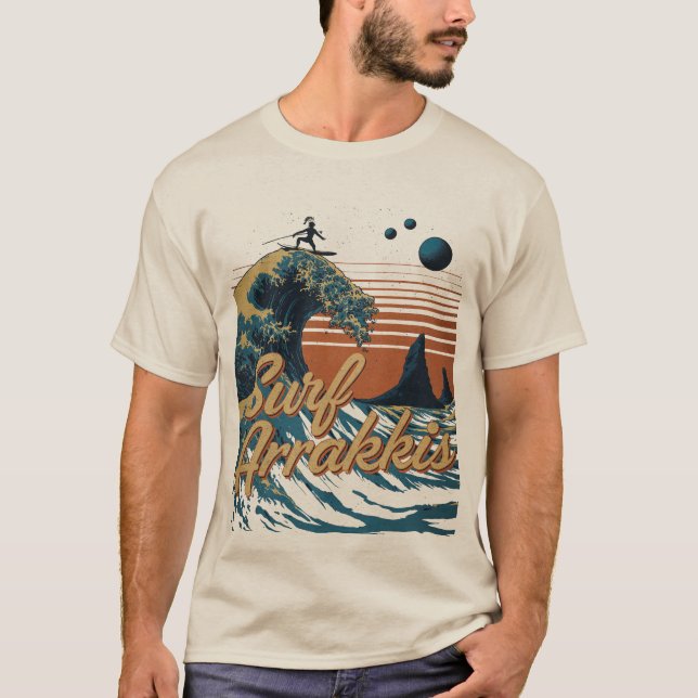T-shirt Surf des dunes d'Arrakis (Devant)