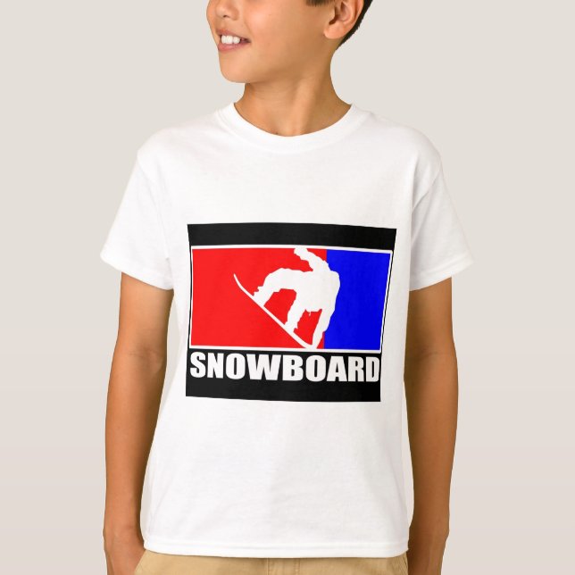 T-shirt surf des neiges (Devant)