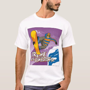 T-shirt Surf des neiges extrême