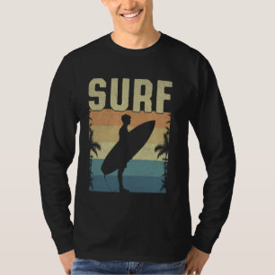 T-shirt Surf d'été Surfer Plage Vintage Surf