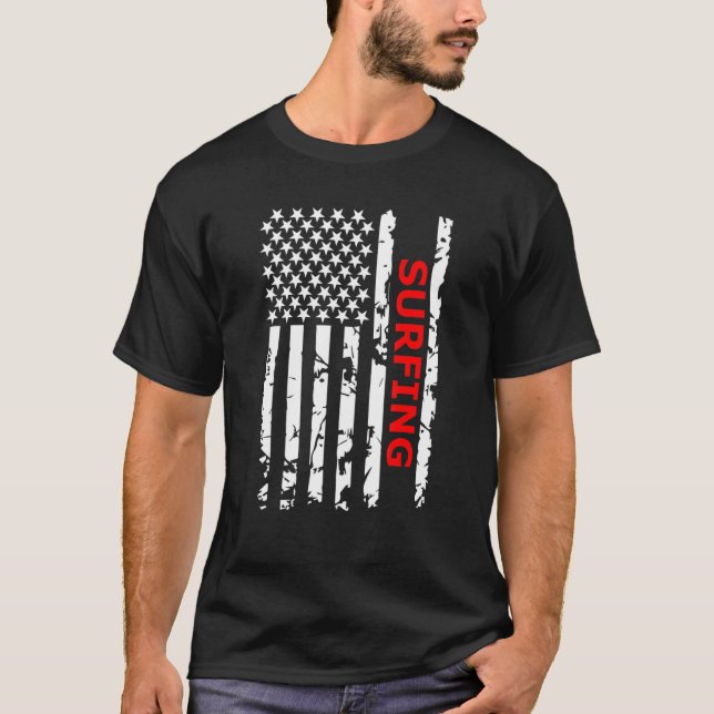 T-shirt Surf Et Surf Pour Les Surfeurs (Devant)