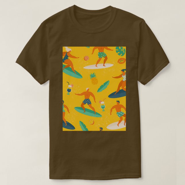 T-shirt Surf filles garçons surfs planches (Design devant)