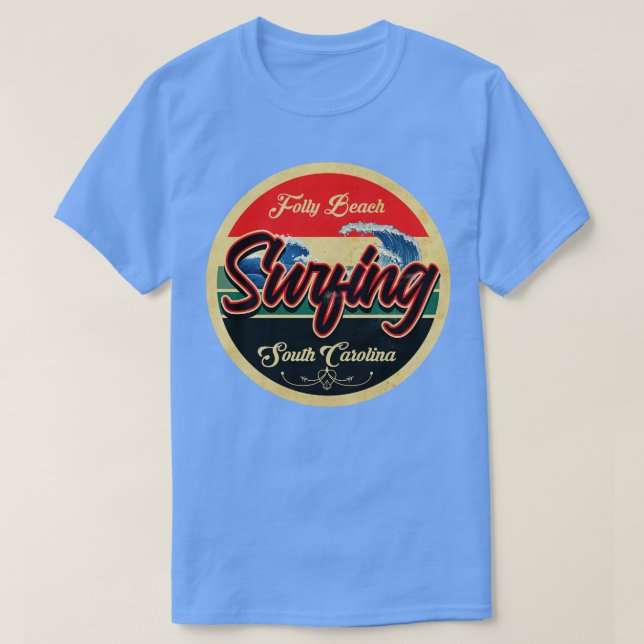 T-shirt Surf Folly Beach South (Design devant)