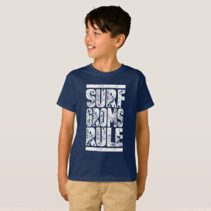 T-shirt Surf Groms, la loi ! ! ! (blanc)