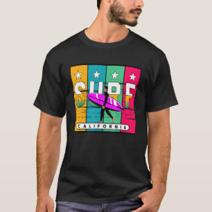 T-shirt Surf Guy Cali Plages Surf California Surfer Bu