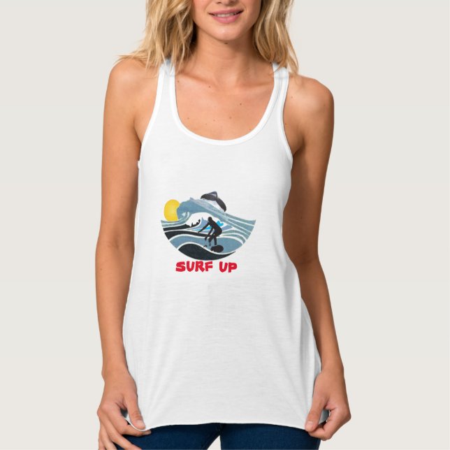 T-Shirt surf haut (Devant)
