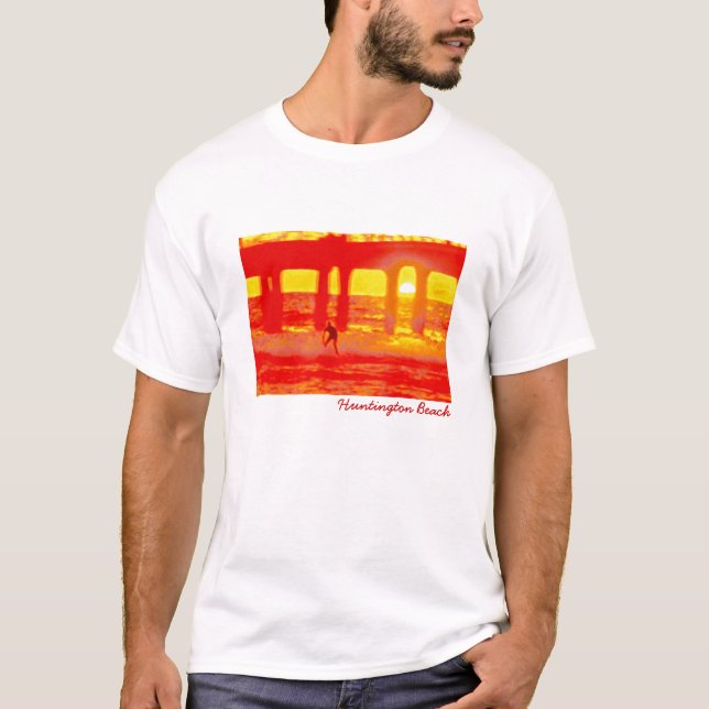 T-shirt Surf Huntington Beach (Devant)