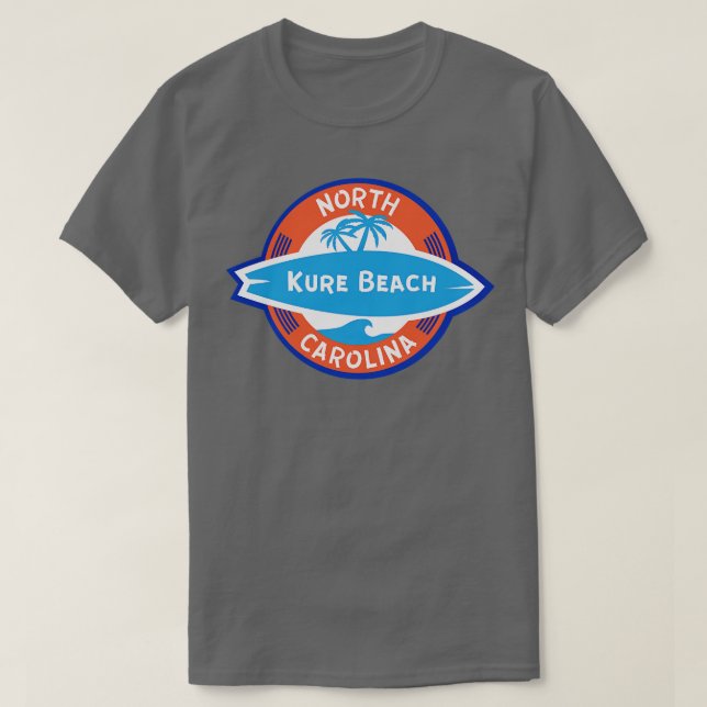 T-shirt Surf Kure Beach NC (Design devant)