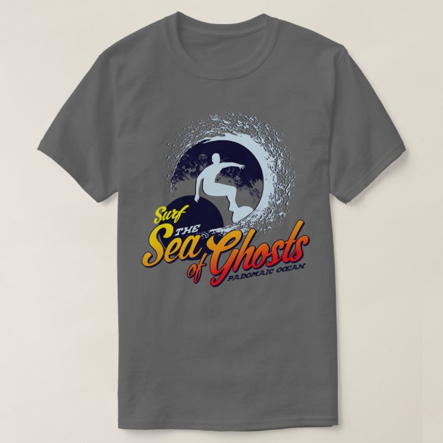 T-shirt Surf La Mer des Fantômes (Design devant)