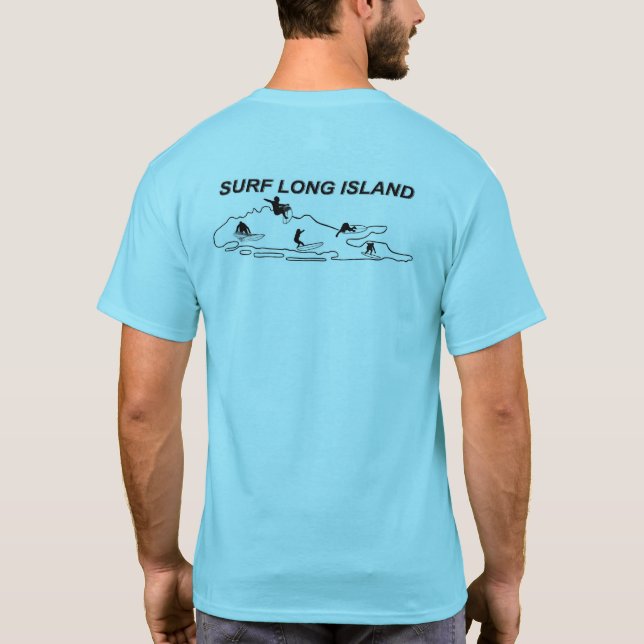 T-shirt surf Long Island (Dos)