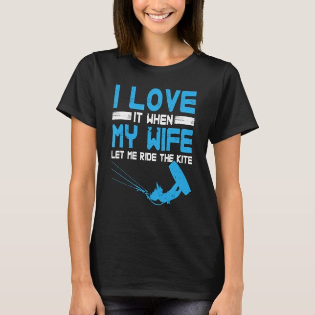 T-shirt Surf Mari Kite Surf Kiteboard (Devant)