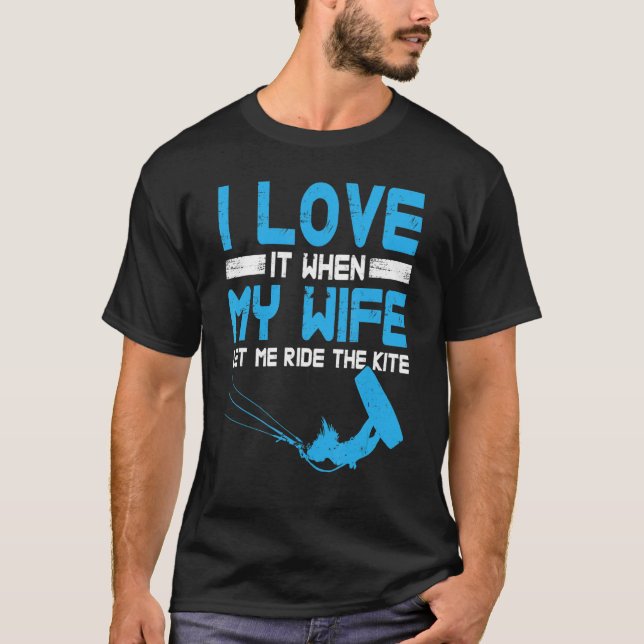 T-shirt Surf Mari Kite Surf Kiteboard (Devant)