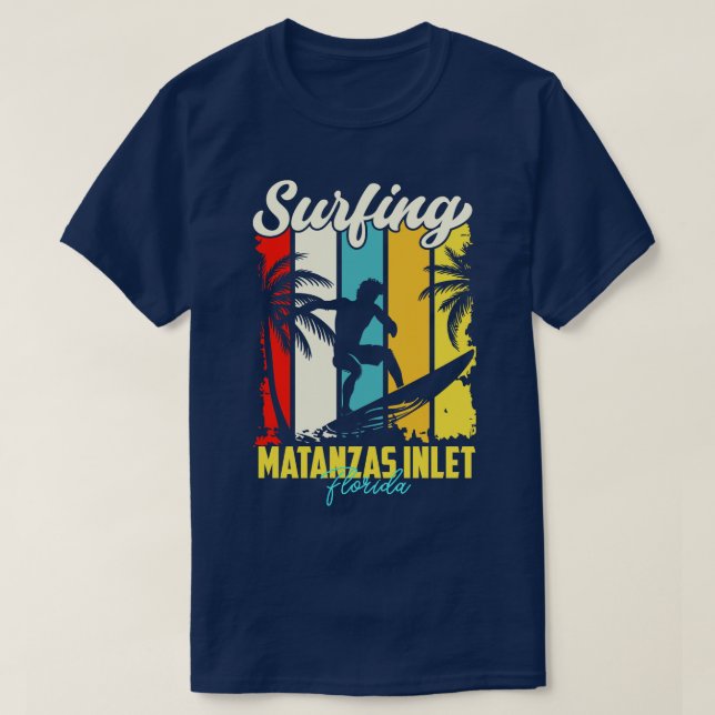 T-shirt Surf Matanzas Inlet Floride (Design devant)