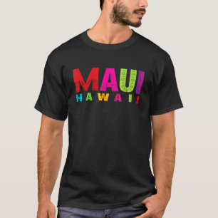 T-shirt Surf Maui Hawaii Island Hawaiian Beach Surf Alo