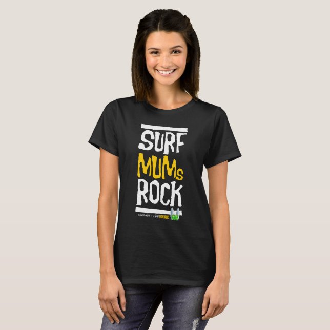 T-shirt Surf Mums rock ! (Devant entier)