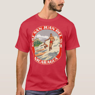 T-shirt Surf Nicaragua San Juan Del Sur Vintage voyage