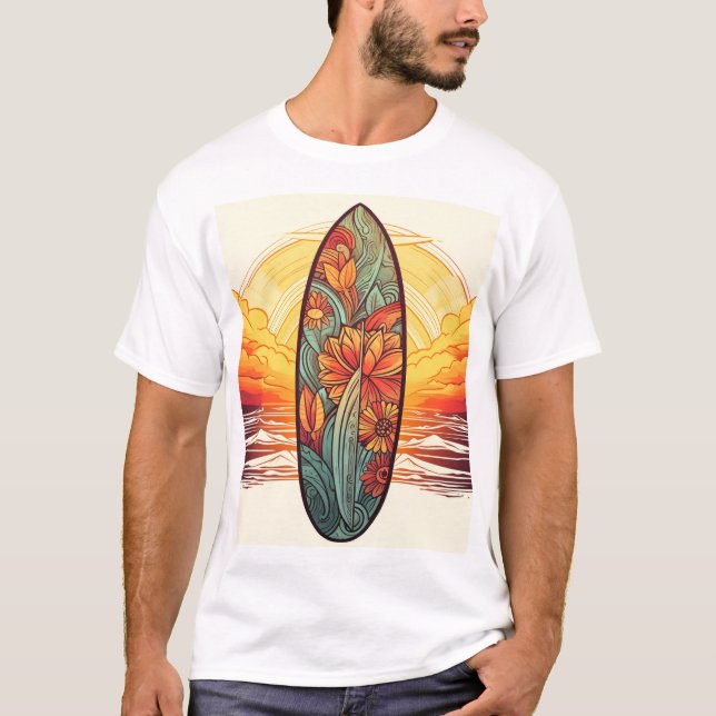 T-shirt surf n'Roll (Devant)