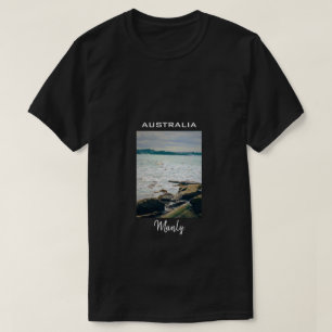 T-shirt surf océanique de Manly Beach Australie voyage
