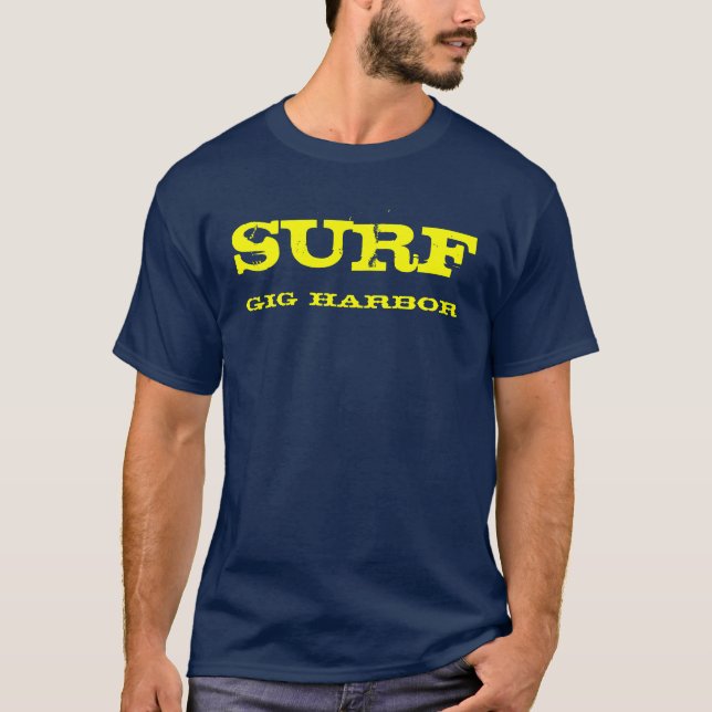 T-shirt SURF, port de yole (Devant)