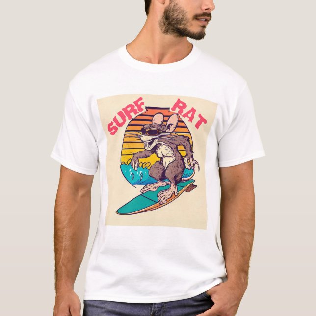T-SHIRT 'SURF RAT' (Devant)