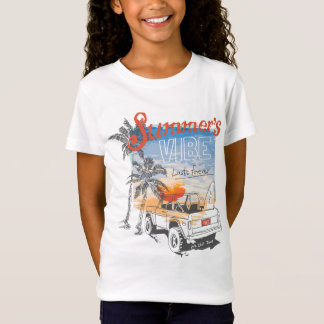 T-Shirt Surf Retro Summer Vibes - California Sunset Beach