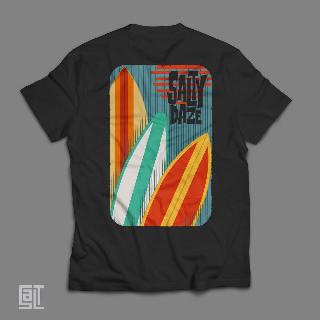 T-shirt Surf Salty Daze (Créateur téléchargé)