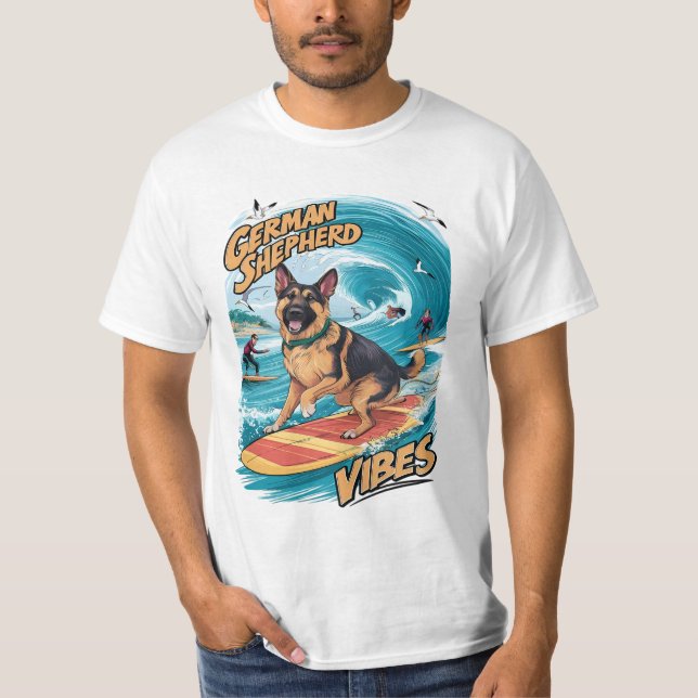 T-shirt Surf Shepherd : Une aventure tropicale (Devant)