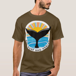 T-shirt Surf solaire et baleines