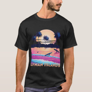 T-shirt Surf souvenir des Caraïbes des îles Caïmans