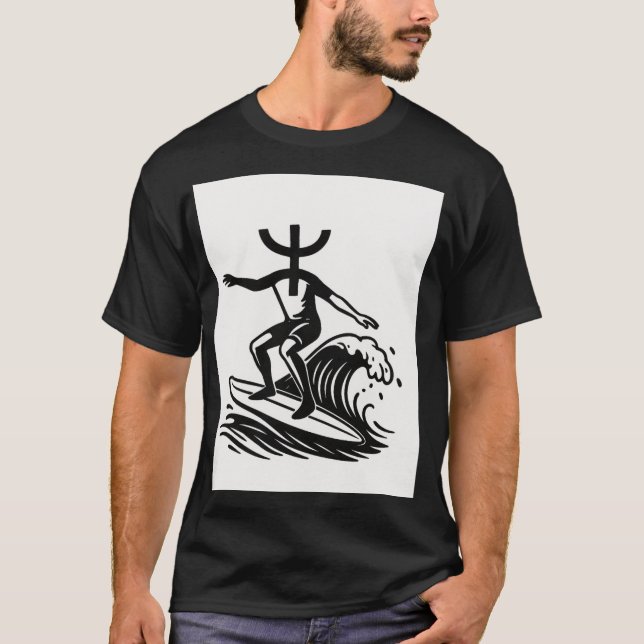 T-shirt Surf. Sun. Amazigh (Devant)