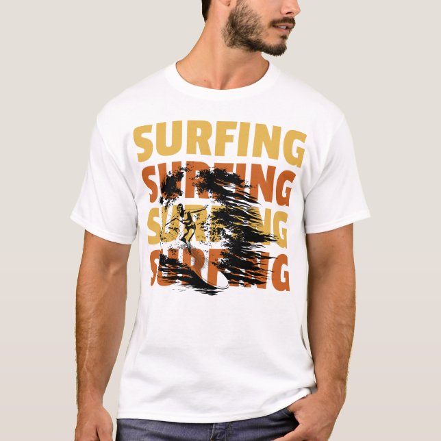 T-shirt Surf Surf Surf (Devant)