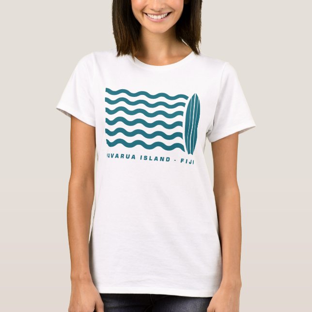 T-shirt Surf Tavarua aux Fidji (Devant)