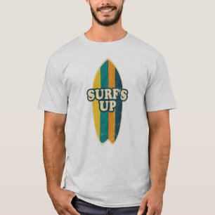 T-shirt Surf Up Retro Surboard Design