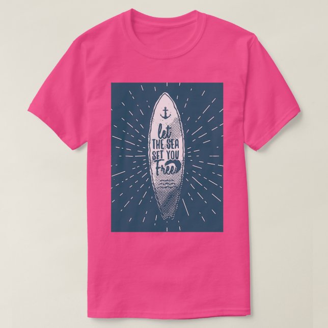 T-shirt surf vintage (Design devant)