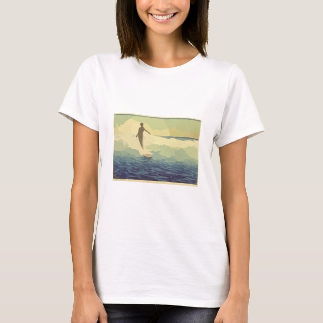 T-shirt Surf Vintage (Devant)