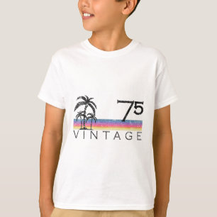 T-shirt Surf vintage 1975 coucher de soleil sur l'océan Pa
