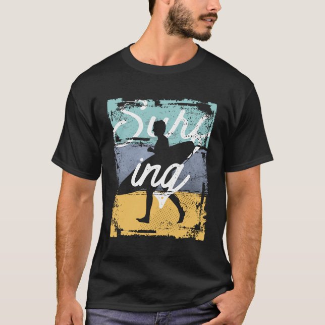 T-shirt Surf vintage Extreme Sport (Devant)