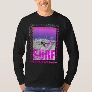 T-shirt Surf Vintage Surf porter 80s Retro Graphic