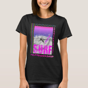 T-shirt Surf Vintage Surf porter 80s Retro Graphic