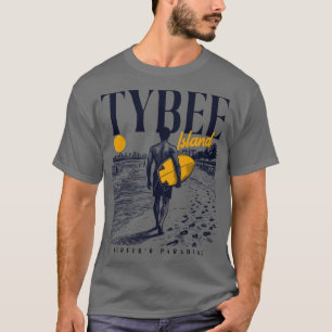 T-shirt Surf vintage Tybee Island Georgia Retro Surfer