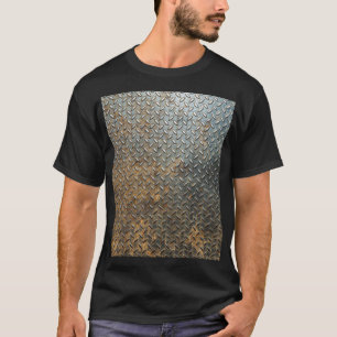 T-shirt Surface métallique, arrière - plan de texture réfl