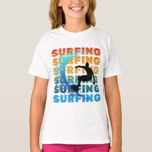 T-shirt surfant l'été surfeur plage surf océan