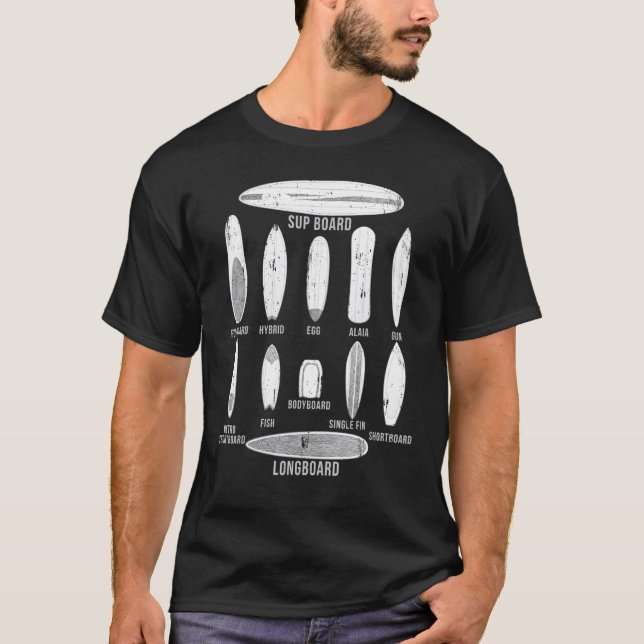 T-shirt Surfboard Collection Surfboard Surfboard Surfboard (Devant)
